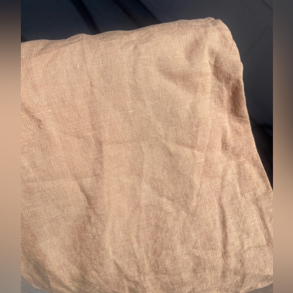 Terracottal 100% French Flax Linen Fitted Sheet Only, Queen - Picture 2 of 5